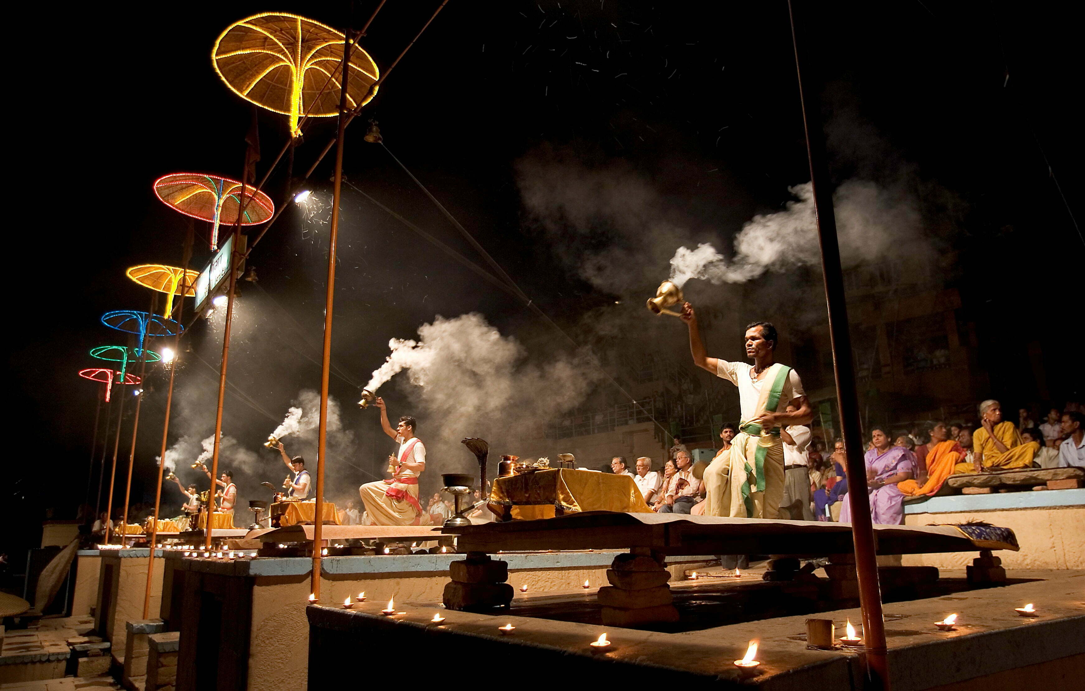 Ganag Aarti ceremony